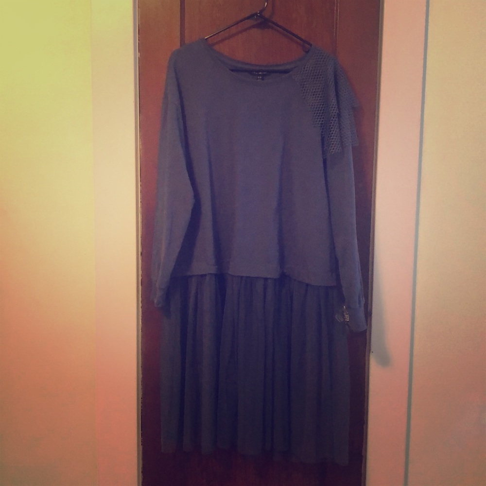 Lane Bryant  blue fashion top. Size 18/20